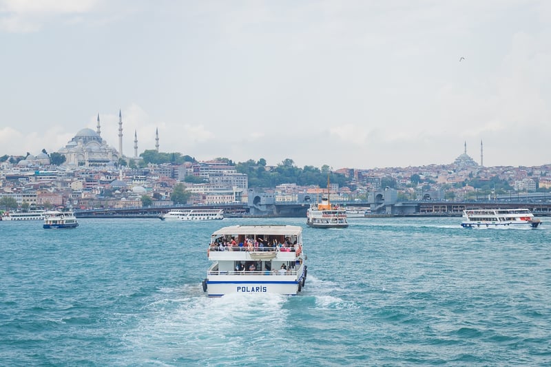 Istanbul skyline in Turkey
